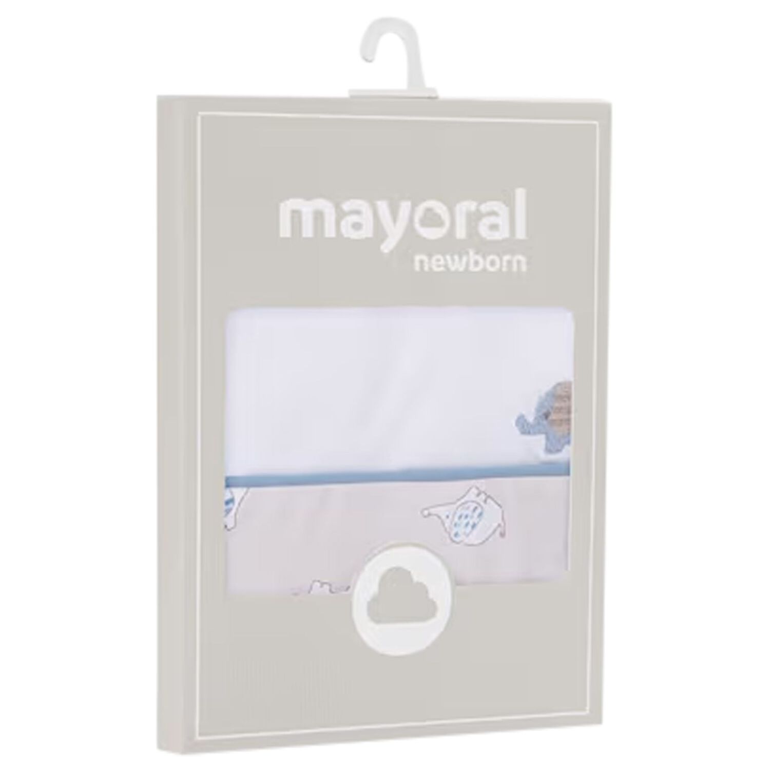 Baby Boys White & Blue Bibs ( 2 Pack ), 2, hi-res