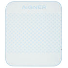 White & Blue Logo Baby Blanket, 3, hi-res