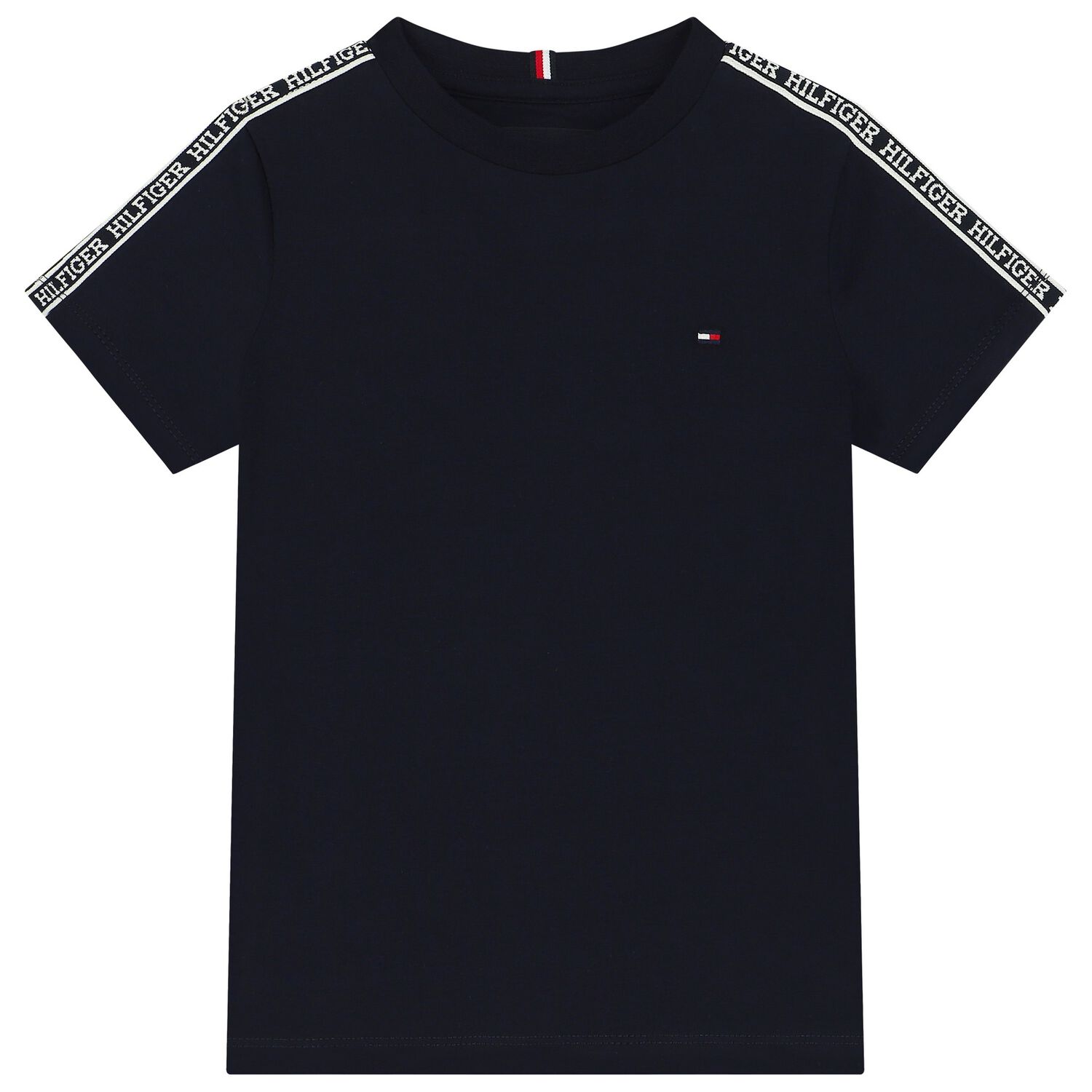 Boys Navy Blue Logo T-Shirt, 2, hi-res