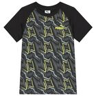 Boys Black Logo Shorts Set, 1, hi-res