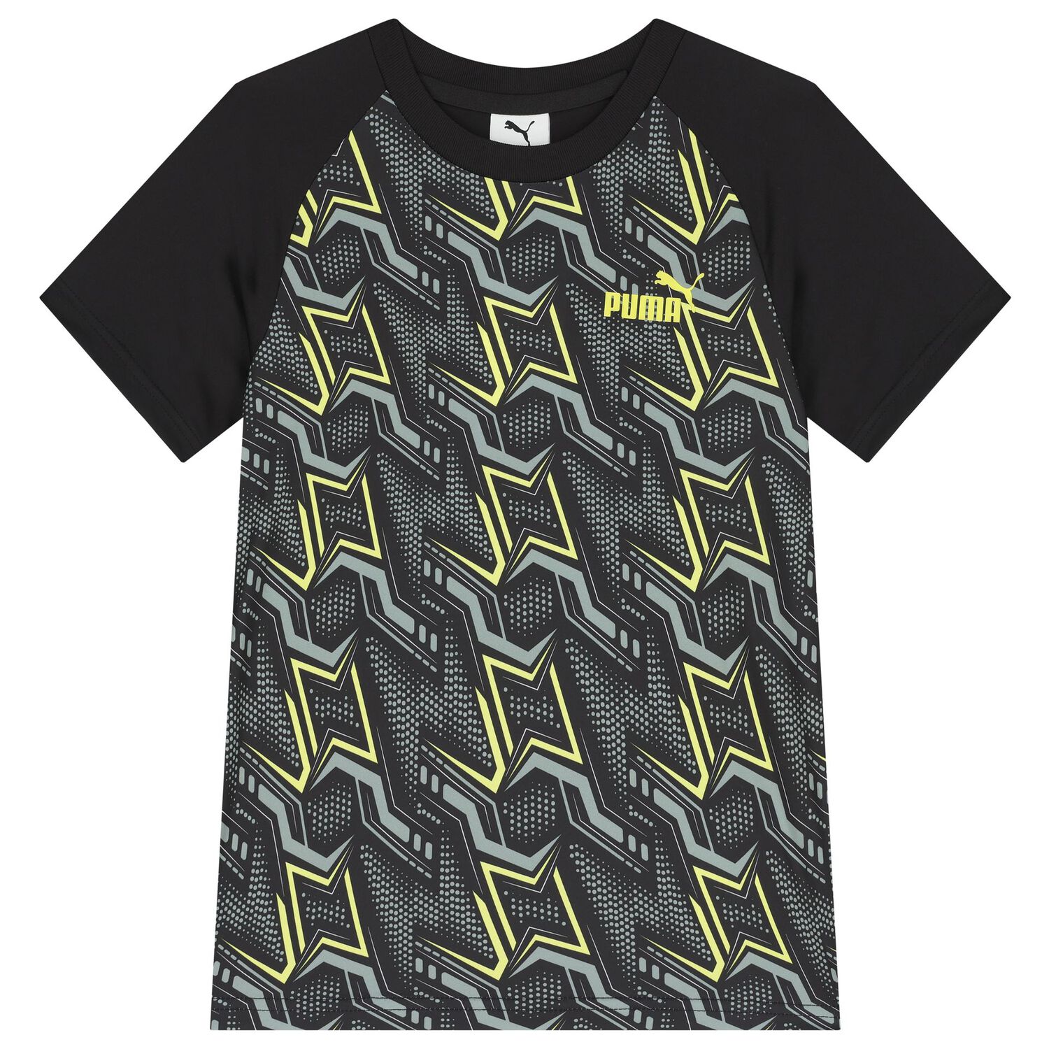 Boys Black Logo Shorts Set, 1, hi-res