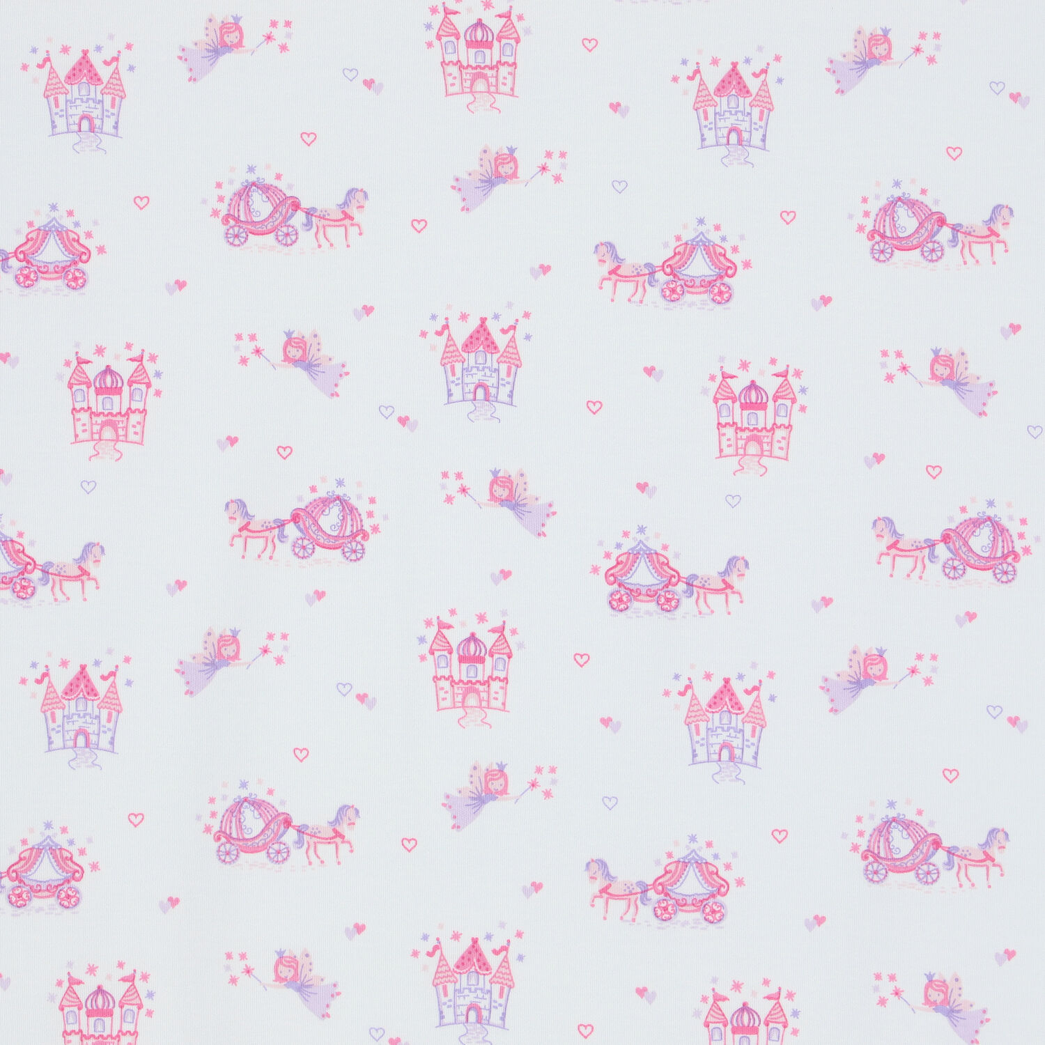 Baby Girls White Fairytale Wishes Blanket, 1, hi-res