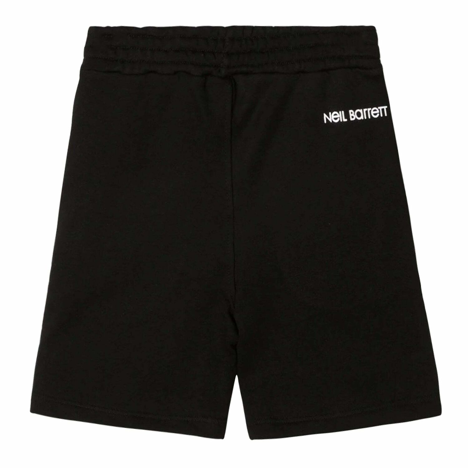 Boys Black Printed Shorts, 1, hi-res