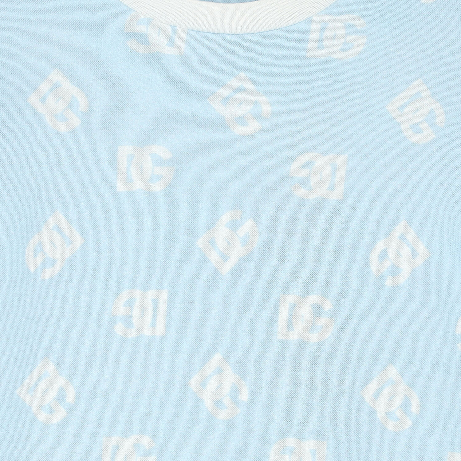 Baby Boys Blue Logo Romper, 1, hi-res