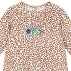 Baby Girls Beige Logo Babygrow, 1, hi-res
