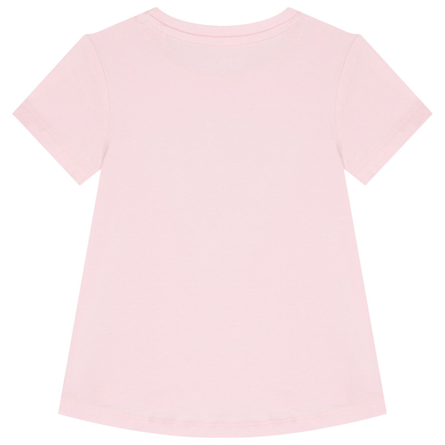 Girls Pink Embellished Logo T-Shirt, 4, hi-res