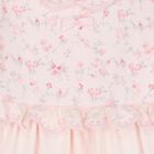 Baby Girls Pink Floral Babygrow, 1, hi-res
