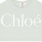 Girls Grey Logo T-Shirt, 2, hi-res