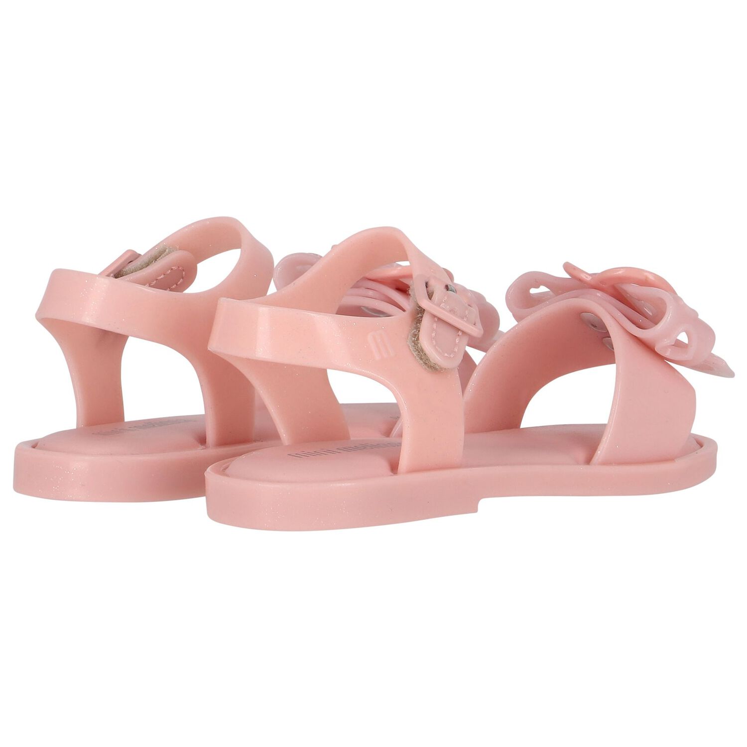 Younger Girls Pink Glitter Jelly Sandals, 1, hi-res image number null