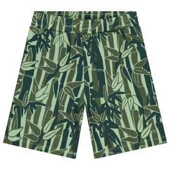 Boys Green Bamboo Shorts