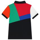 Boys Multi-Coloured Logo Polo Shirt, 1, hi-res