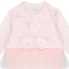Baby Girls Pink Floral Babygrow, 1, hi-res