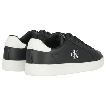 Black & White Logo Trainers