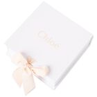 Baby Girls White Logo Blanket, 1, hi-res