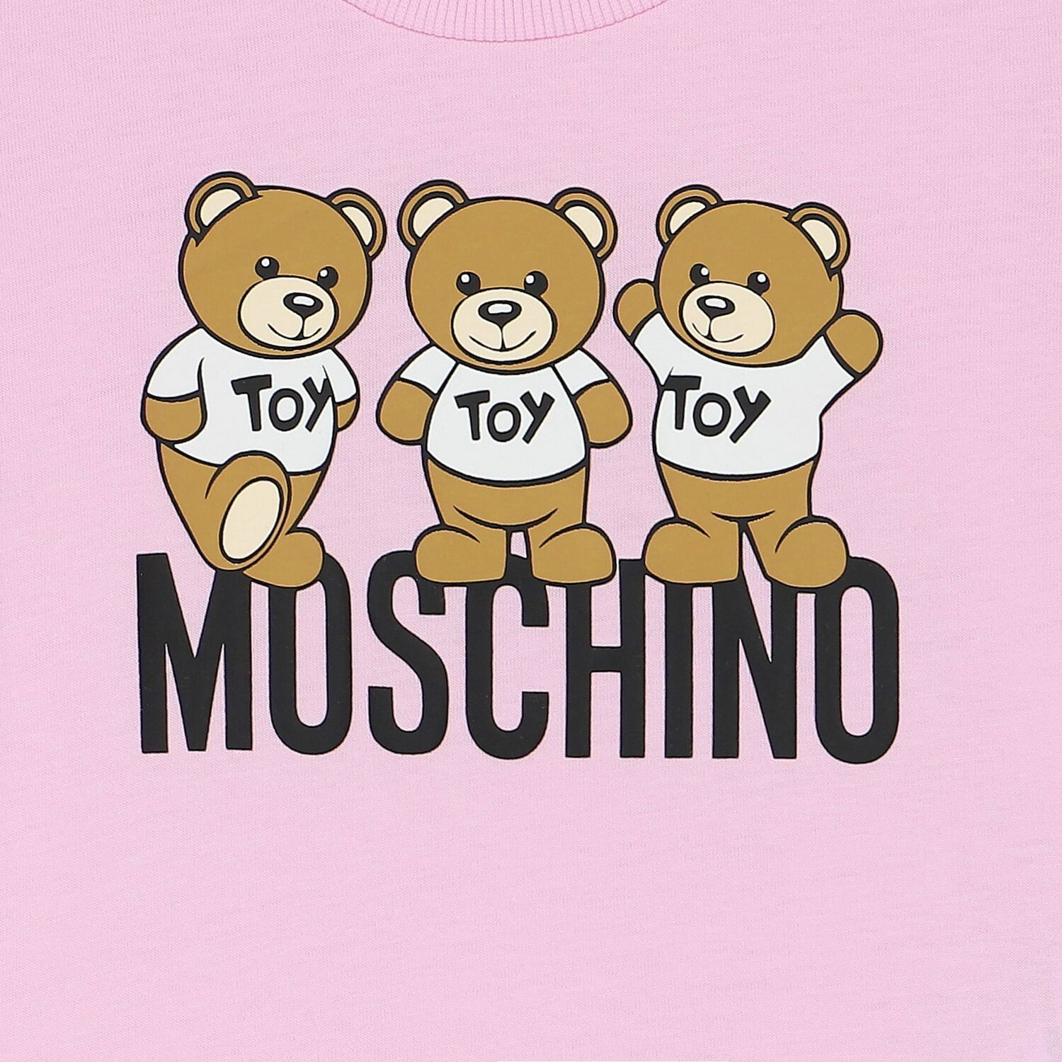 Pink Teddy Bear Logo T-Shirt, 4, hi-res