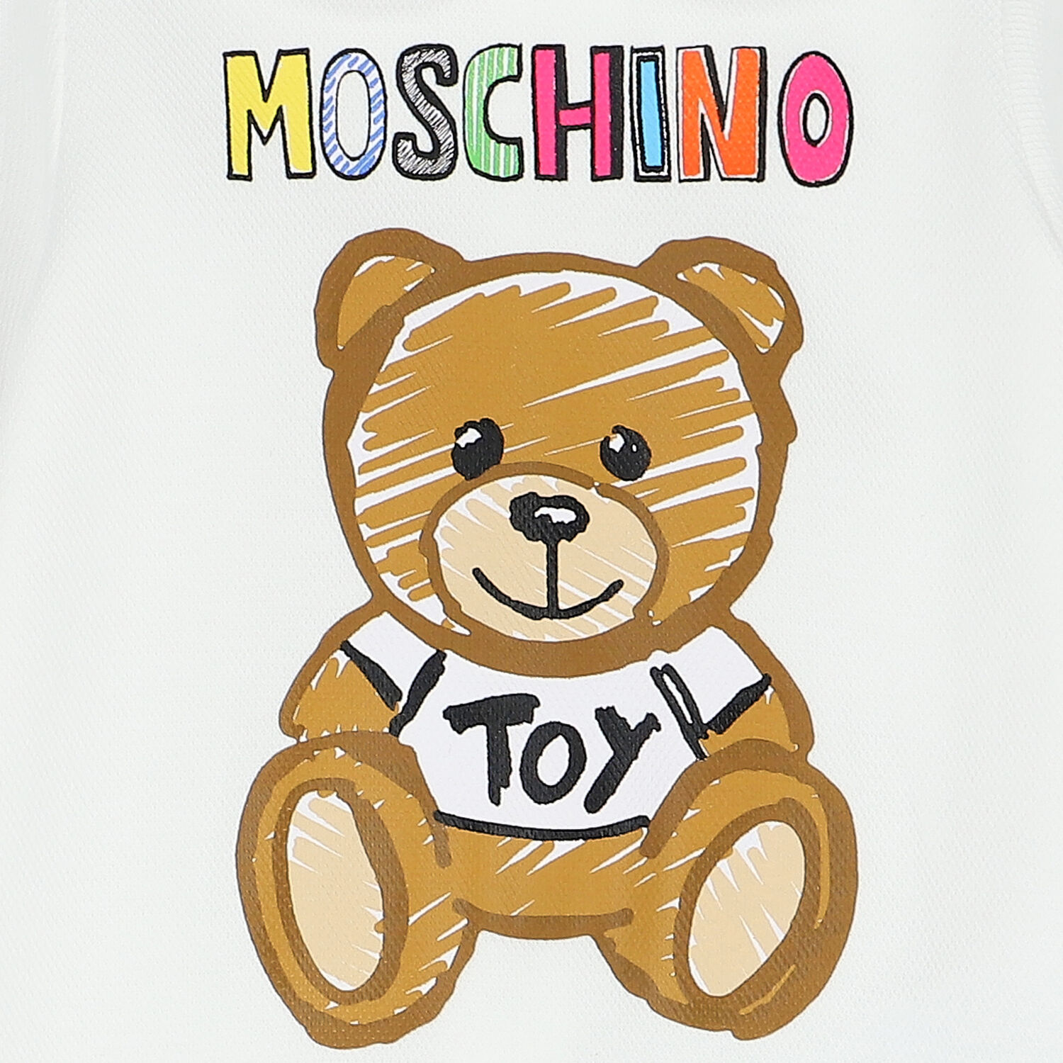 White Logo Babygrow, 1, hi-res