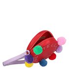 Girls Red Circle Logo Bag, 1, hi-res