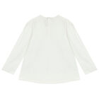 Younger Girls Ivory, Red & Navy Blue Leggings Set, 1, hi-res