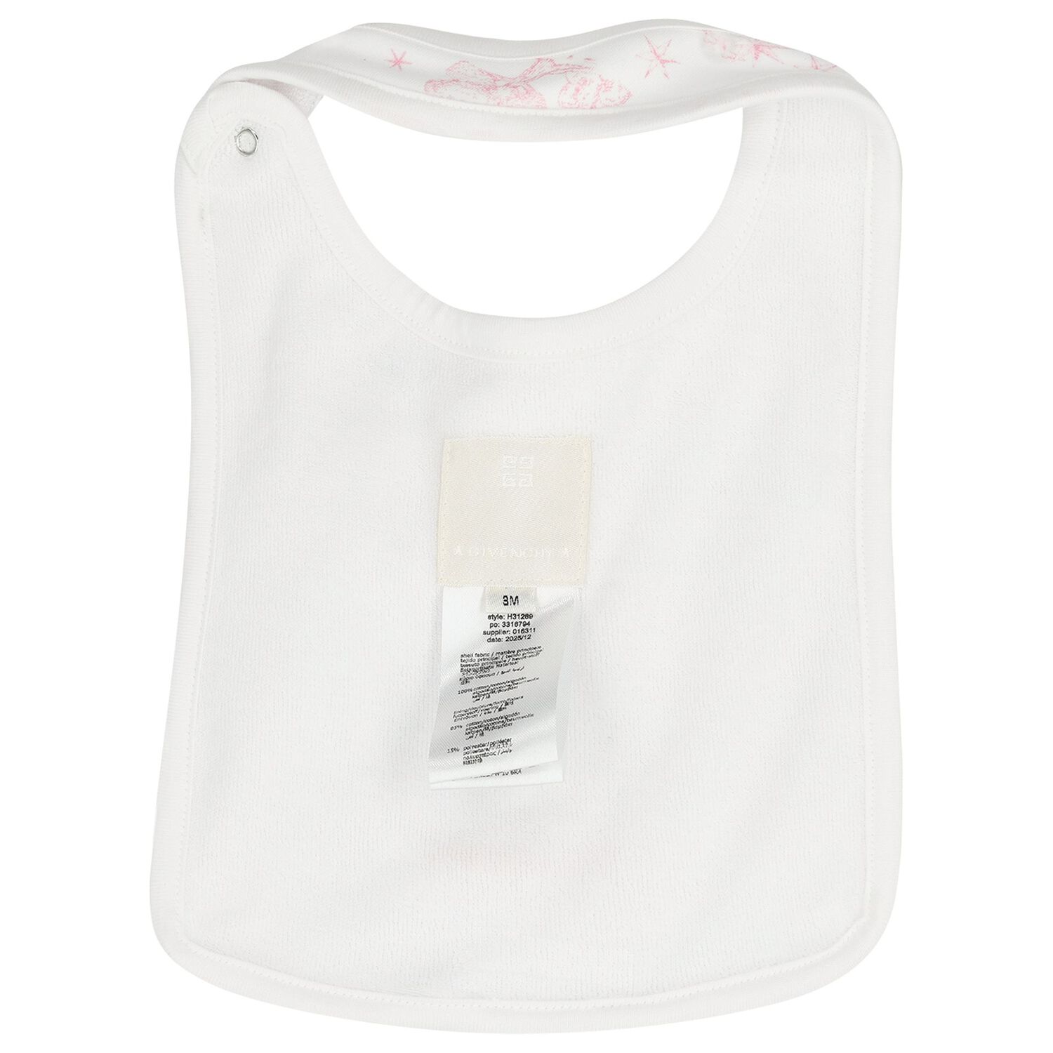 Baby Girls White & Pink Toile de Jouy Babygrow Gift Set, 1, hi-res