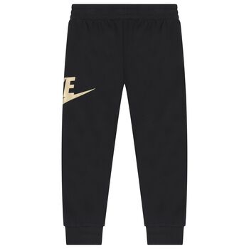 Boys Black Logo Joggers