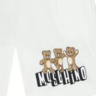 Younger White Teddy Bear Logo Shorts, 3, hi-res
