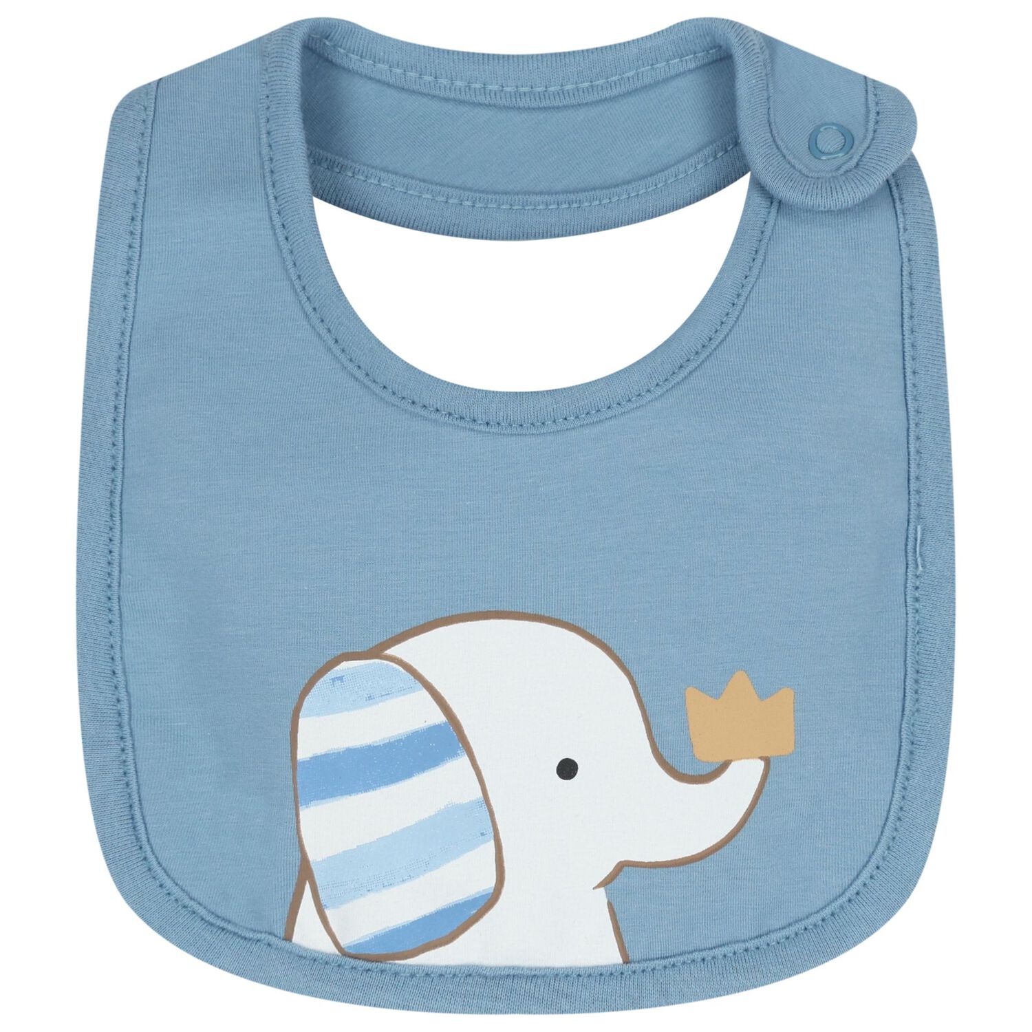 Baby Boys Navy Blue Elephant Romper Gift Set, 2, hi-res