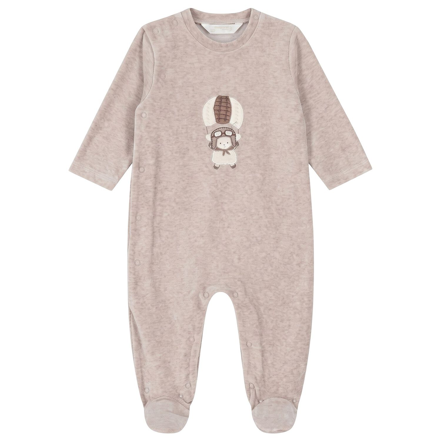 White & Beige Babygrows ( 2-Pack ), 2, hi-res
