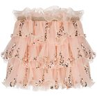 Girls Pink Embellished Sequin Skirt Set, 1, hi-res