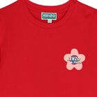 Girls Red Logo Dress, 1, hi-res