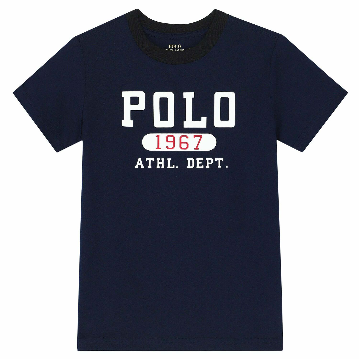 Boys Navy Logo T-Shirt, 3, hi-res