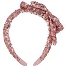Girls Pink Sequin Headband, 2, hi-res