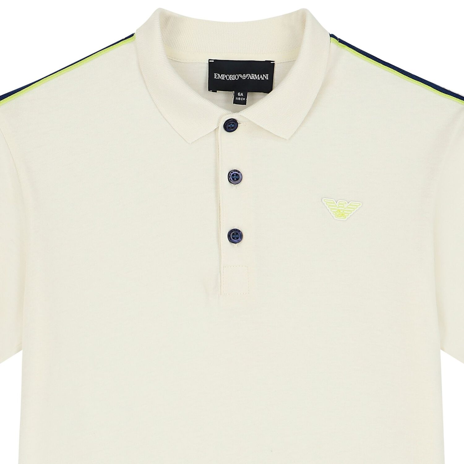 Boys Ivory Logo Polo Shirt, 1, hi-res