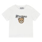 Younger White Teddy Bear Logo T-Shirt, 1, hi-res