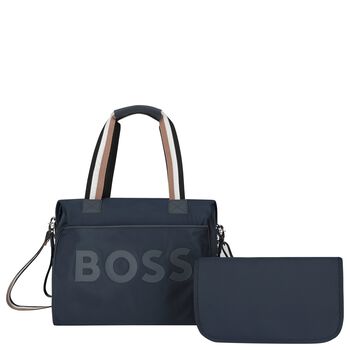 Navy Blue Logo Baby Changing Bag