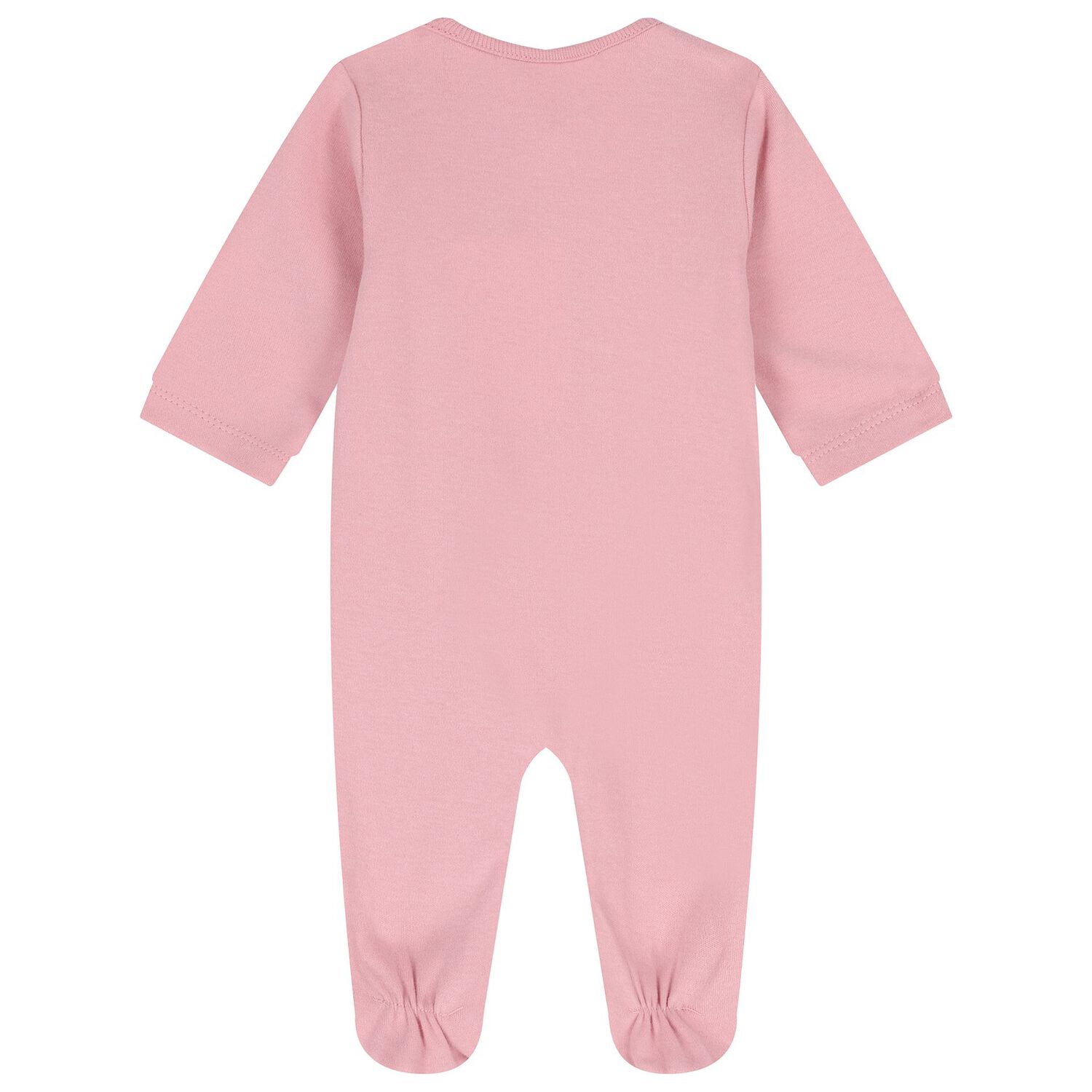 Baby Girls Beige & Pink Animals Babygrows ( 2-Pack ), 3, hi-res