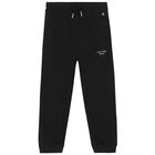 Boys Black Logo Tracksuit, 1, hi-res