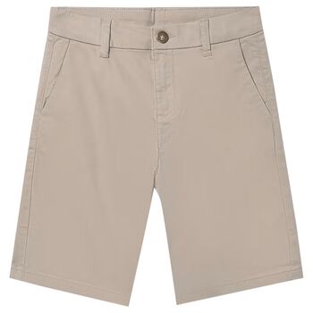 Boys Beige Chino Shorts