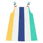 Girls Multi-Colored Striped Dress, 1, hi-res