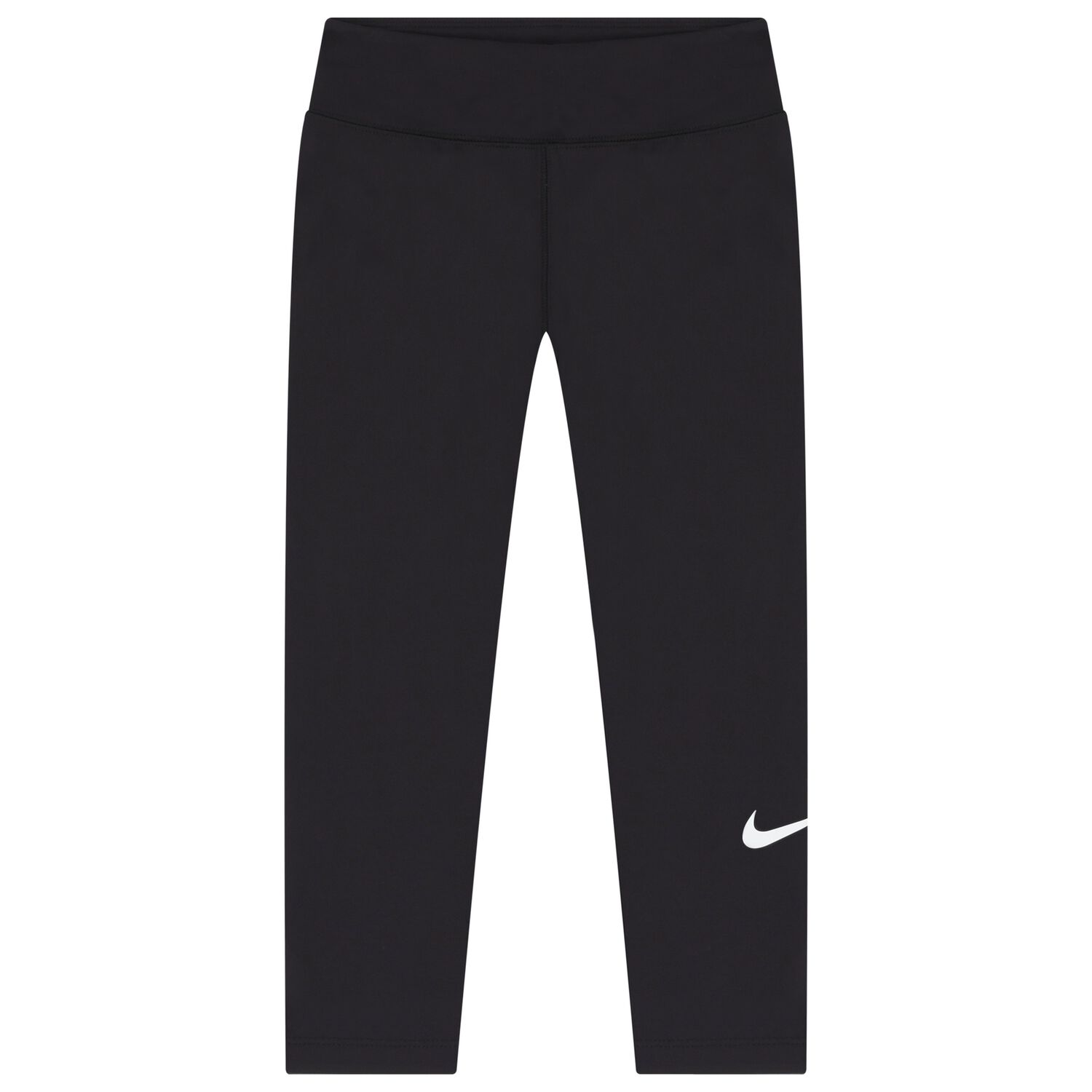 Girls Black Logo Leggings, 1, hi-res image number null