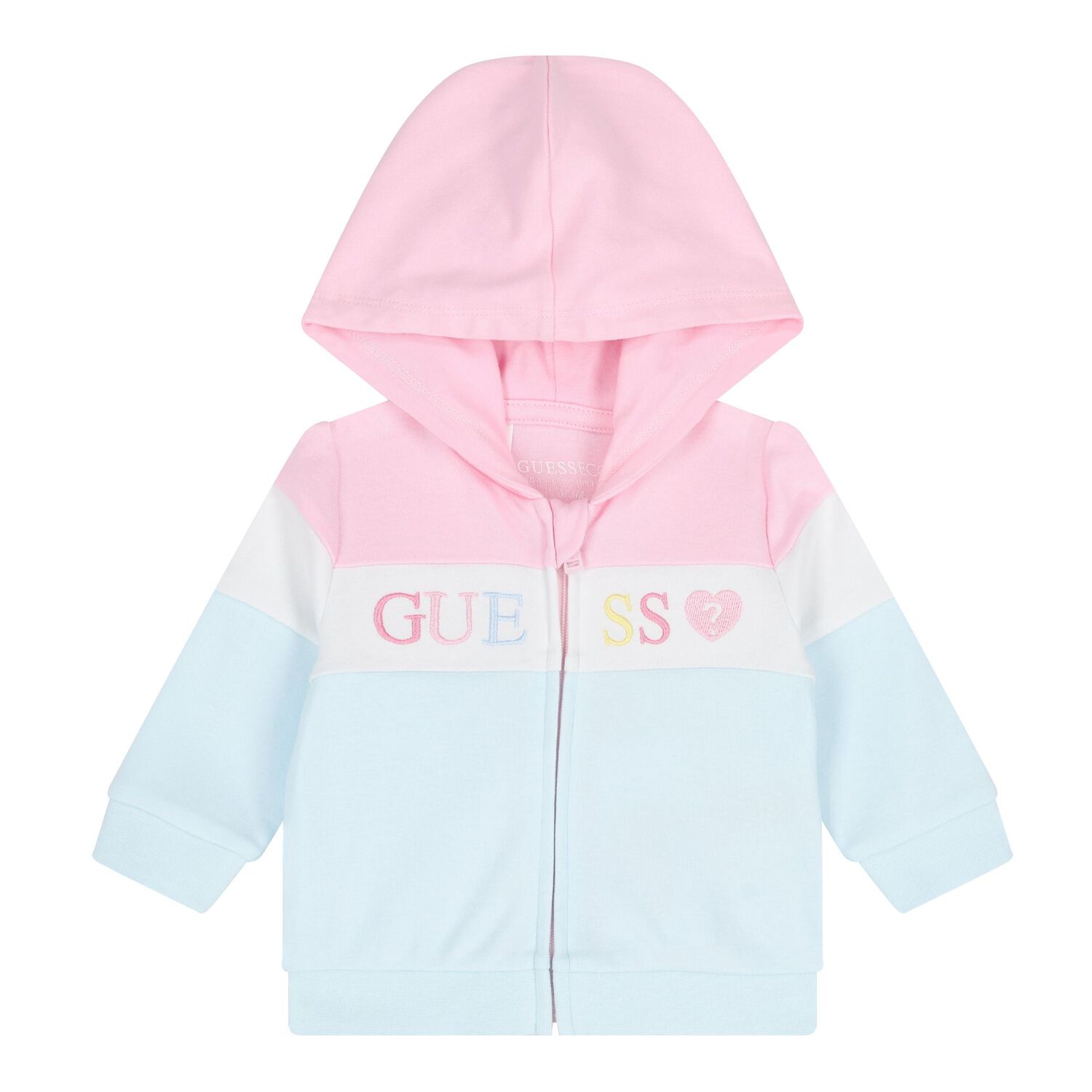 Baby Girls Pink & Blue Logo Tracksuit (3 Piece), 1, hi-res image number null