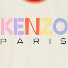 Girls Beige Logo Dress, 1, hi-res