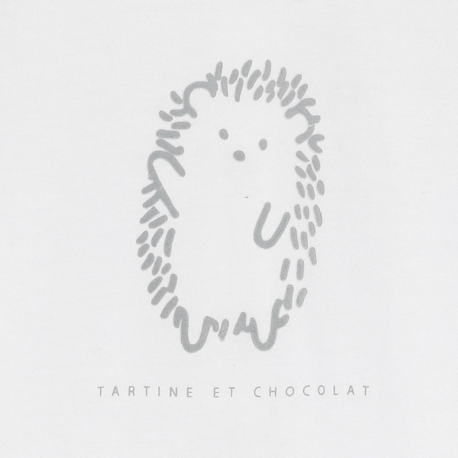 White Logo Hedgehog Babygrow, 1, hi-res