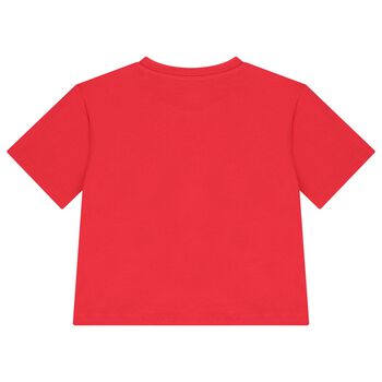 Girls Red Logo T-Shirt