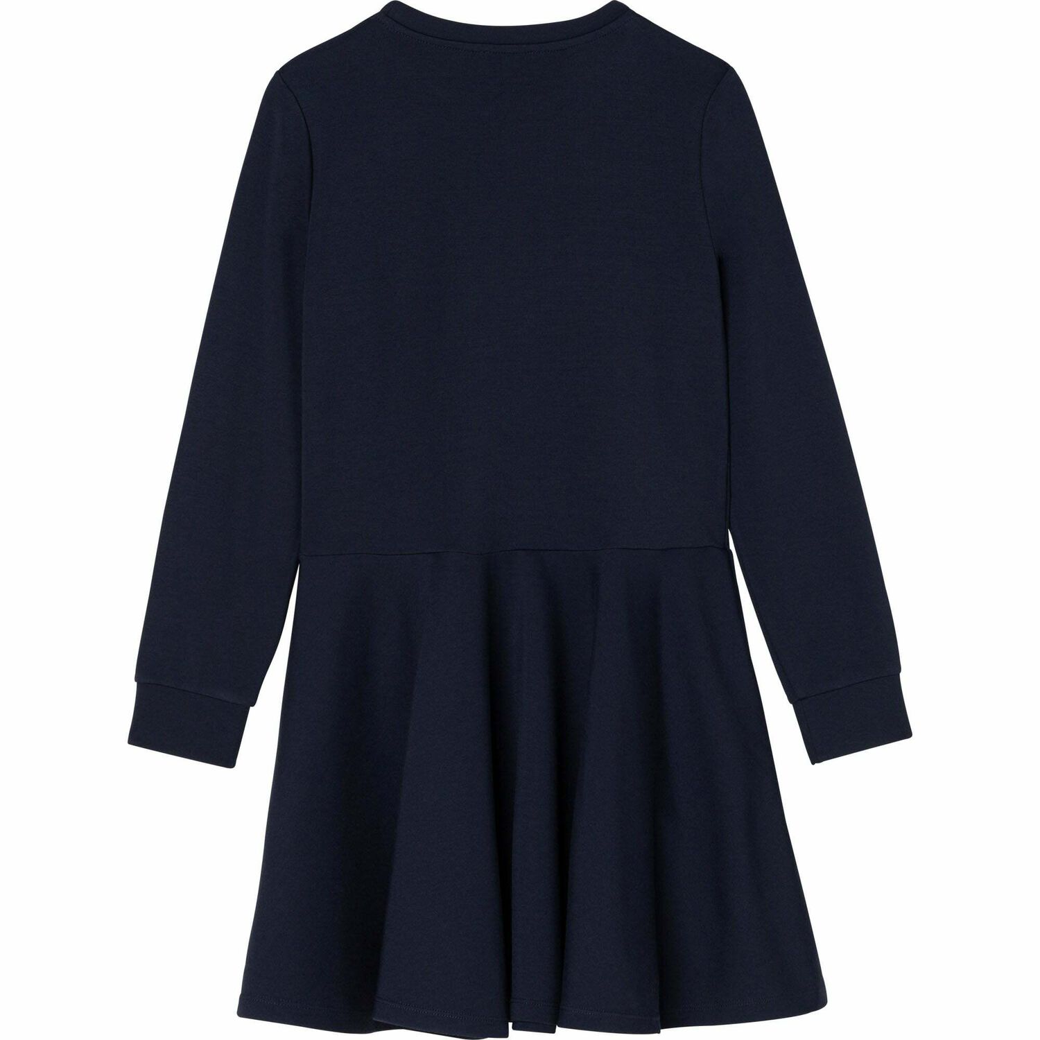 Girls Navy Logo Dress, 1, hi-res