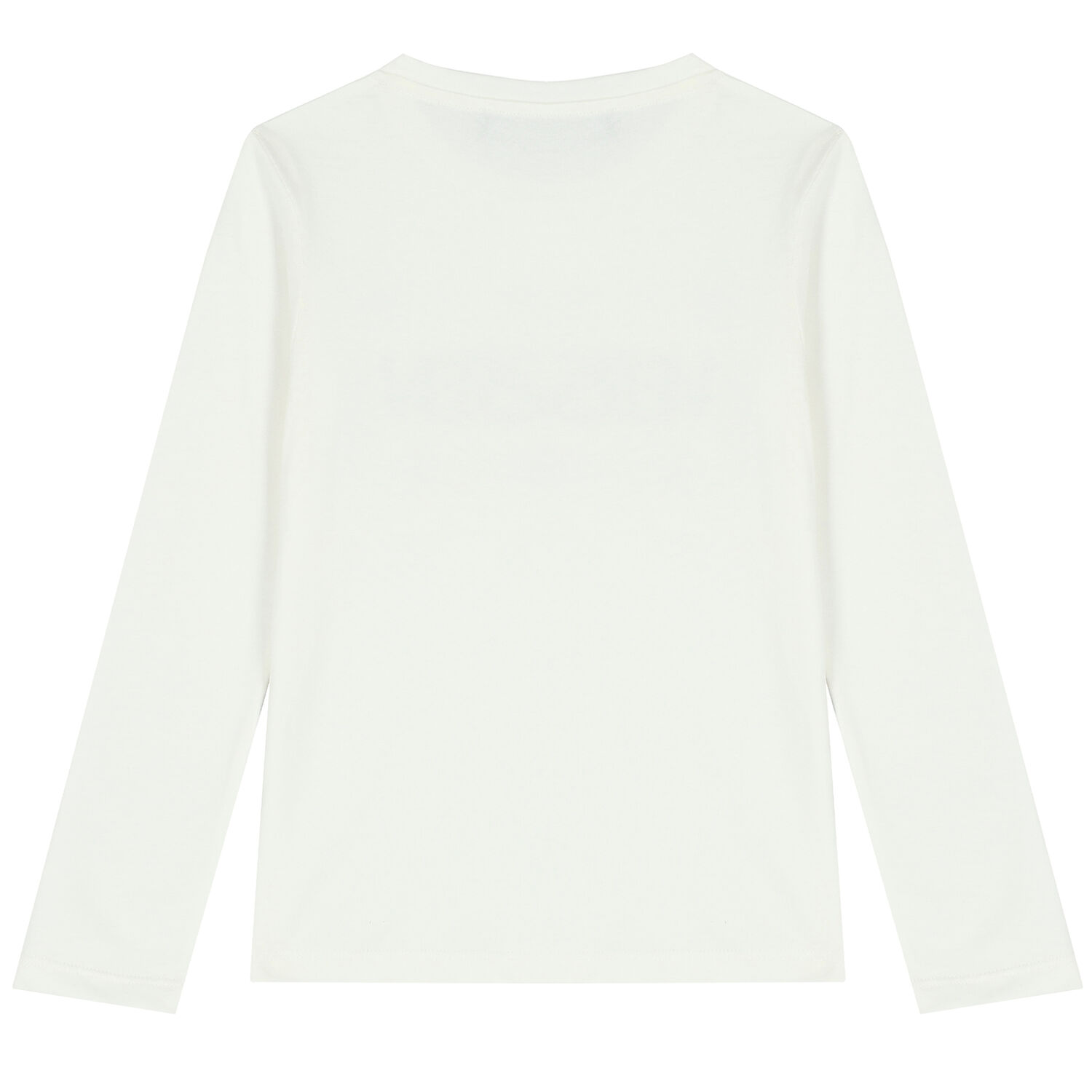 Ivory Logo Long Sleeve Top, 1, hi-res