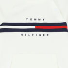 White Logo Baby Romper, 3, hi-res