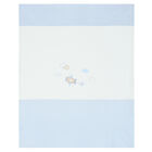 Baby Boys White & Blue Blanket, 2, hi-res