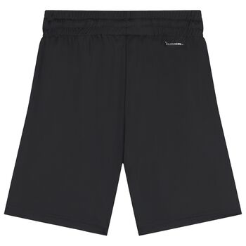 Black Smiley Logo Shorts