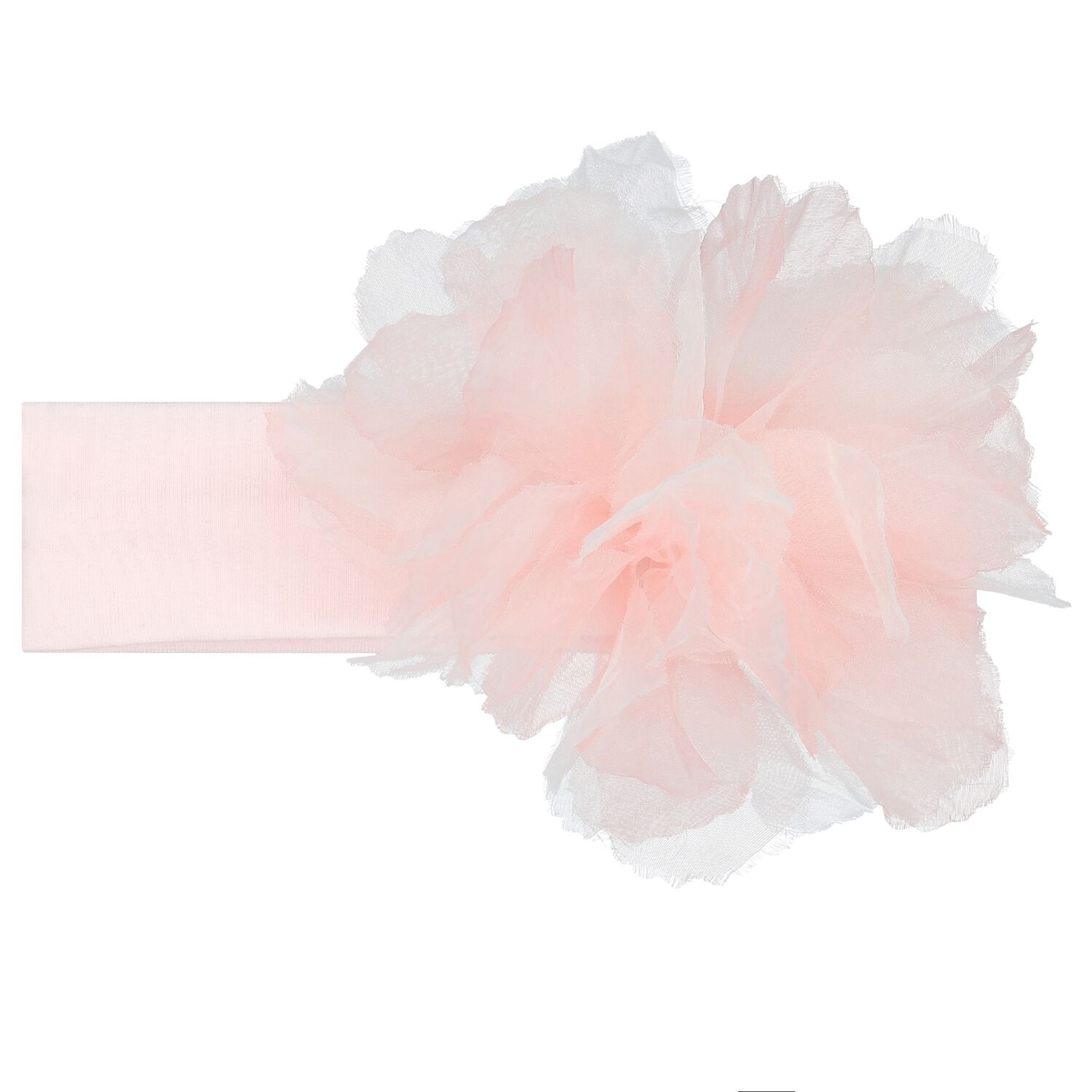Baby Girls Pink Flower Headband, 1, hi-res