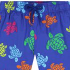 Boys Blue Turtle Swim Shorts, 1, hi-res